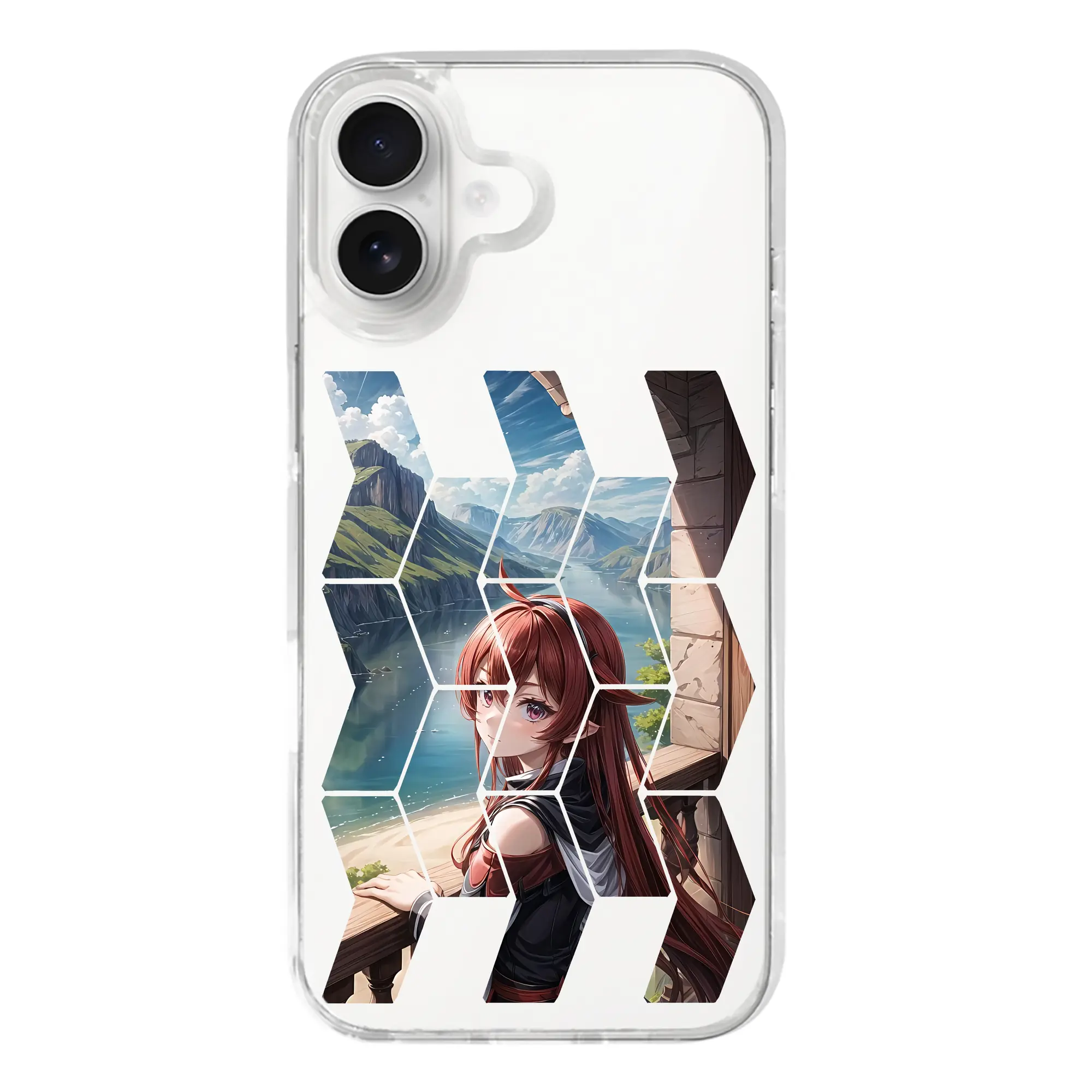 無職転生 グッズ,エリス・ボレアス・グレイラット - iPhone 17シリーズ 透明スマホケース – 薄型・耐衝撃・精密フィット保護カバー